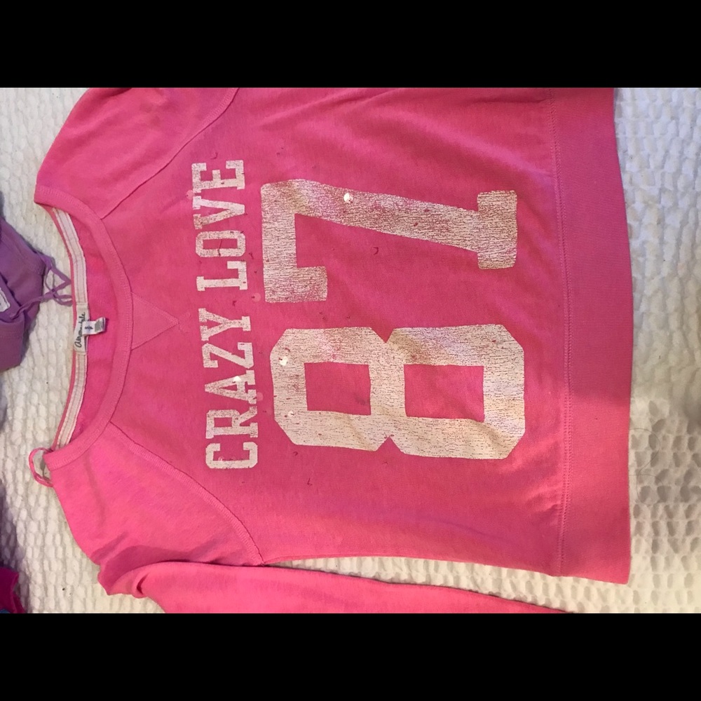 Pink sweatshirt